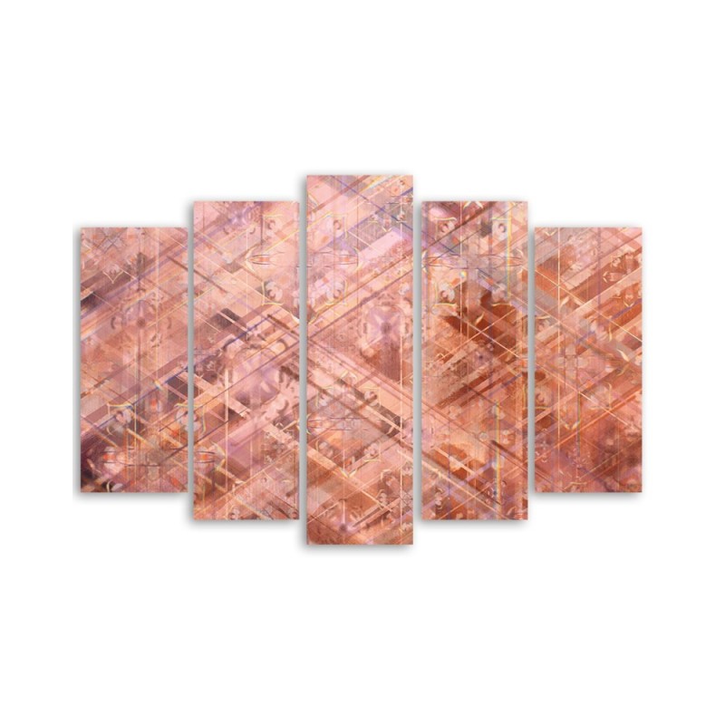 Bild auf Leinwand - Abstrakte geometrische Formen | Feeby