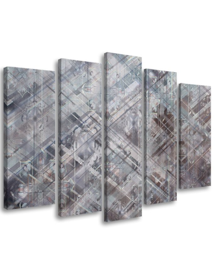 Leinwanddruck - Abstrakte geometrische Formen | Feeby