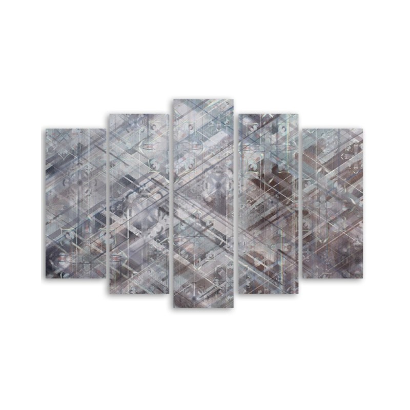 Leinwanddruck - Abstrakte geometrische Formen | Feeby