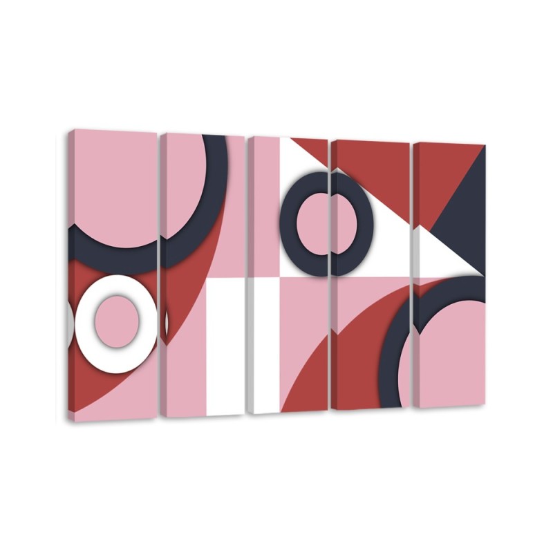 Bild auf Leinwand - Geometrische Abstraktionsformen | Feeby