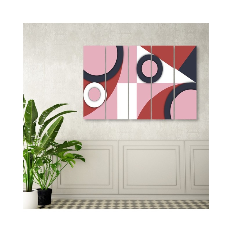 Bild auf Leinwand - Geometrische Abstraktionsformen | Feeby