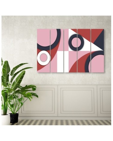 Bild auf Leinwand - Geometrische Abstraktionsformen | Feeby