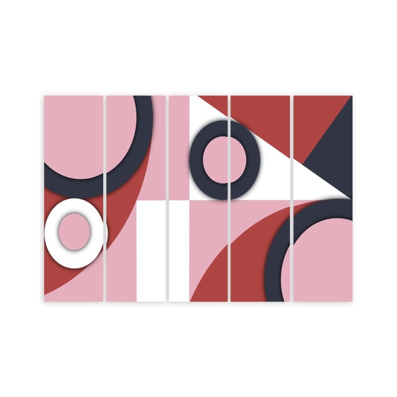 Bild auf Leinwand - Geometrische Abstraktionsformen | Feeby