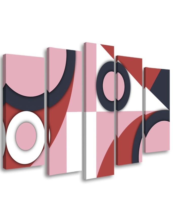 Leinwanddruck - Geometrische Abstraktionsformen | Feeby