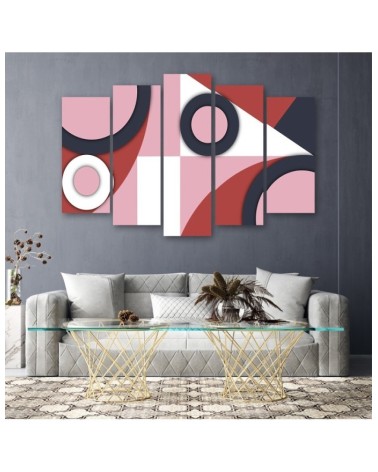 Leinwanddruck - Geometrische Abstraktionsformen | Feeby