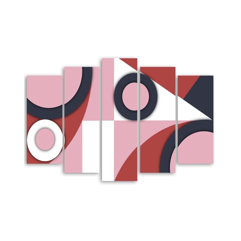 Leinwanddruck - Geometrische Abstraktionsformen | Feeby