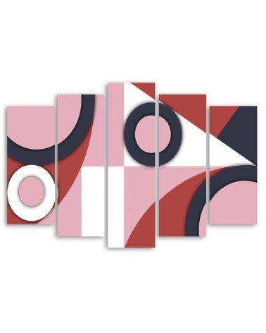 Leinwanddruck - Geometrische Abstraktionsformen | Feeby