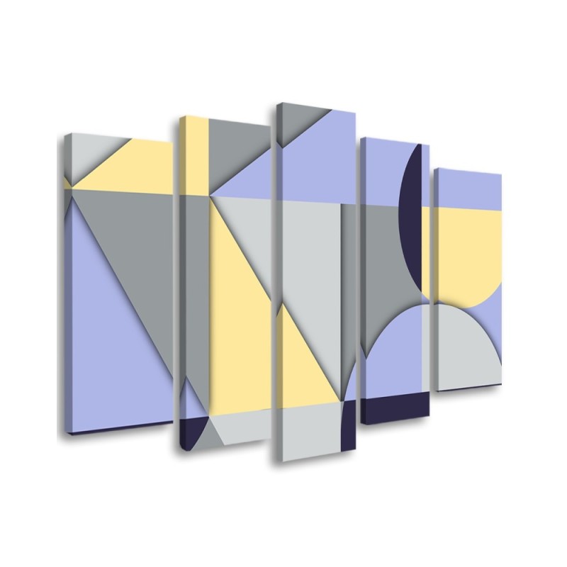 Bild auf Leinwand - Geometrische Abstraktionsformen | Feeby