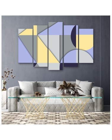 Bild auf Leinwand - Geometrische Abstraktionsformen | Feeby