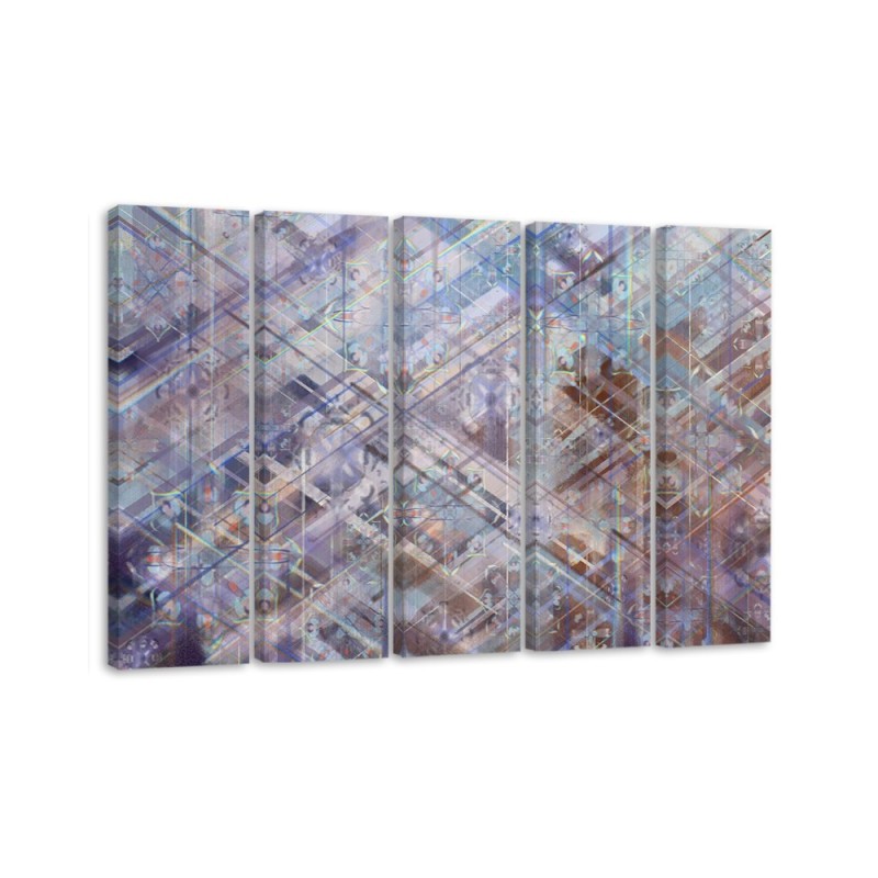 Leinwanddruck - Abstrakte geometrische Formen | Feeby