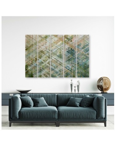 Leinwandbild - Abstrakte geometrische Formen | Feeby