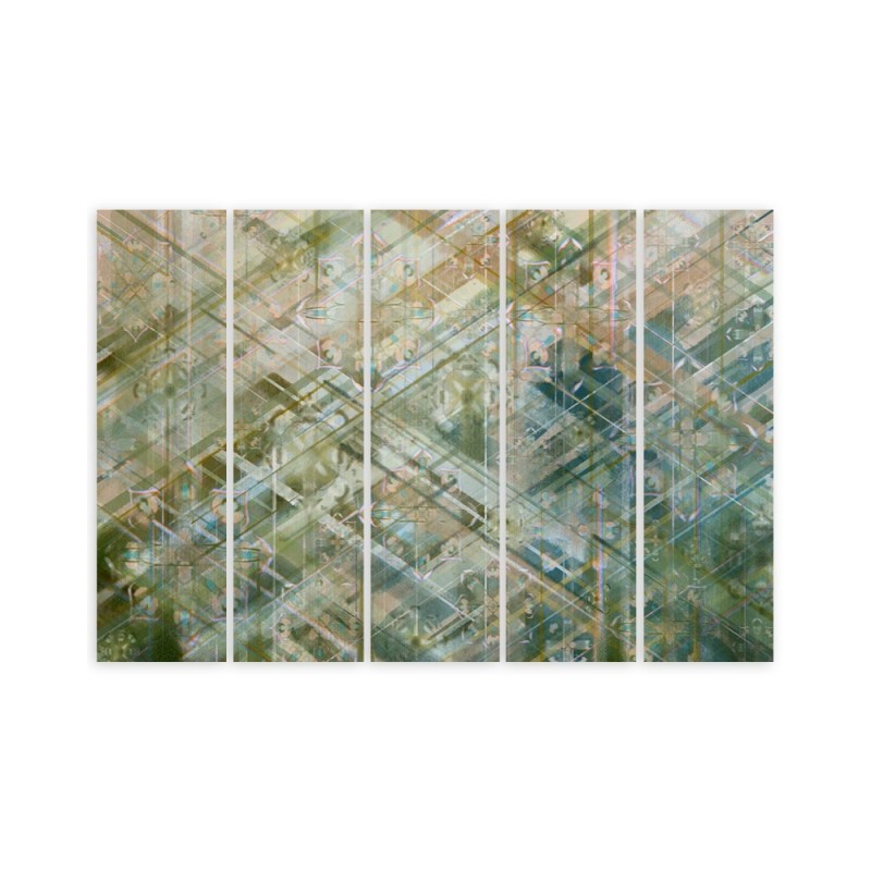 Leinwandbild - Abstrakte geometrische Formen | Feeby