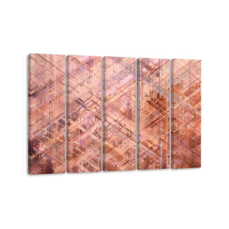 Bild auf Leinwand - Abstrakte geometrische Formen | Feeby