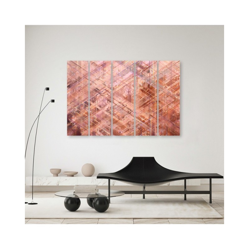 Bild auf Leinwand - Abstrakte geometrische Formen | Feeby