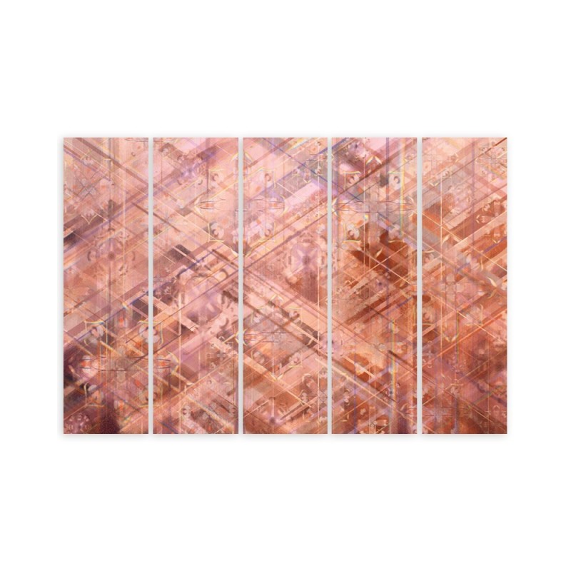 Bild auf Leinwand - Abstrakte geometrische Formen | Feeby