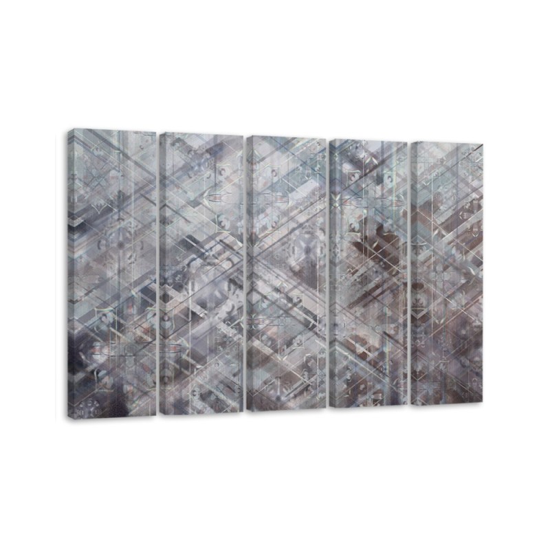 Leinwandbild modern - Abstrakte geometrische Formen | Feeby