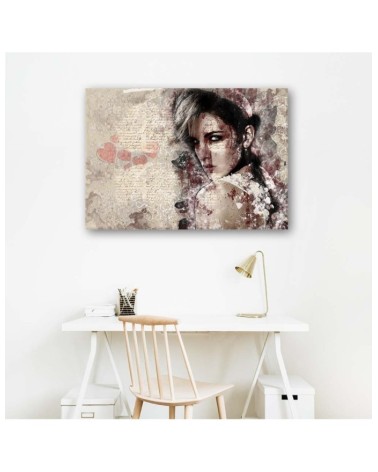 Leinwandbild modern - Schöne Frau - abstrakt | Feeby