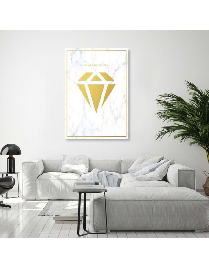 Obrazy glamour - Shine bright like a diamond | FEEBY
