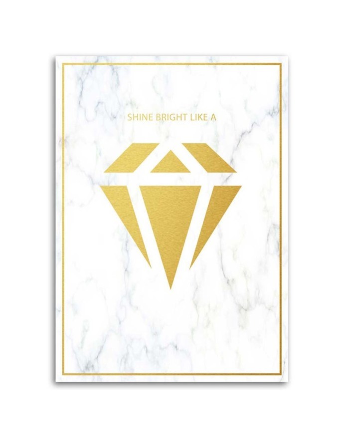 Obrazy glamour - Shine bright like a diamond | FEEBY