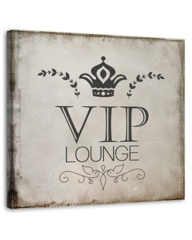 Leinwandbild modern - VIP-Lounge-Beschriftung | Feeby