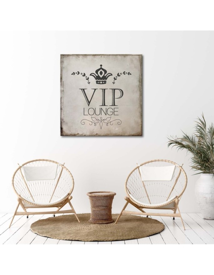 Obrazy glamour - Napis VIP lounge | FEEBY
