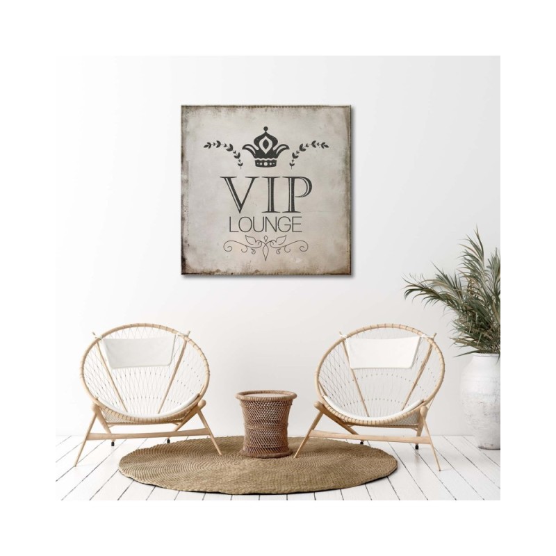 Leinwandbild modern - VIP-Lounge-Beschriftung | Feeby