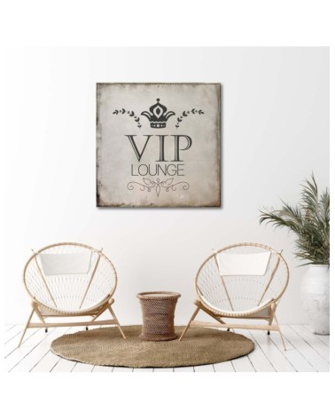 Leinwandbild modern - VIP-Lounge-Beschriftung | Feeby