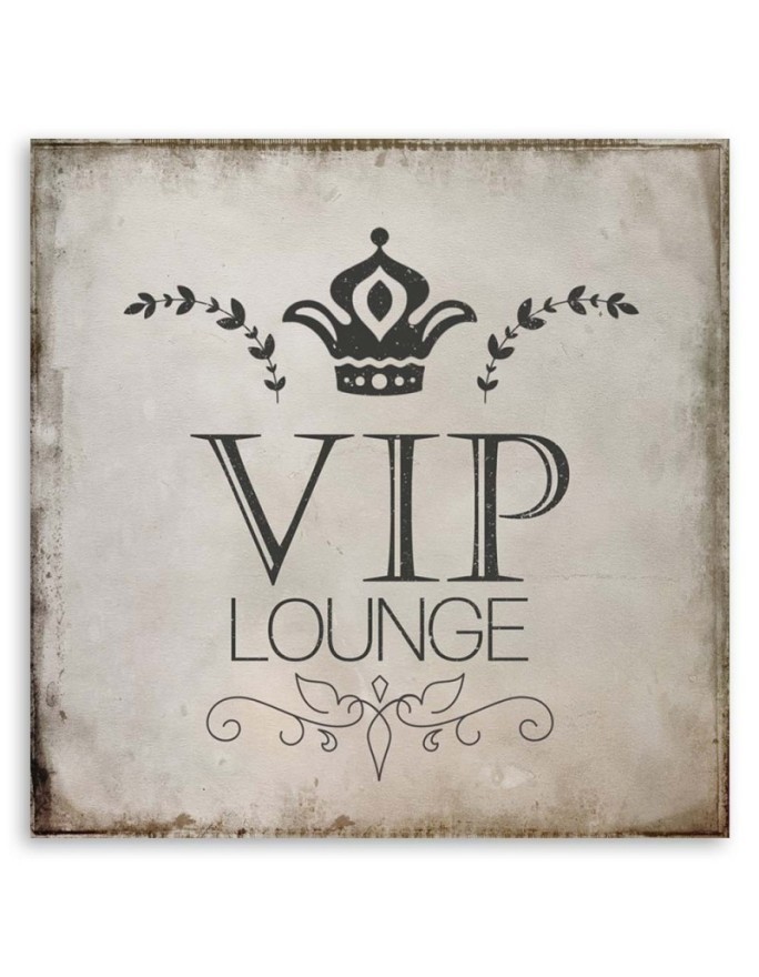 Obrazy glamour - Napis VIP lounge | FEEBY