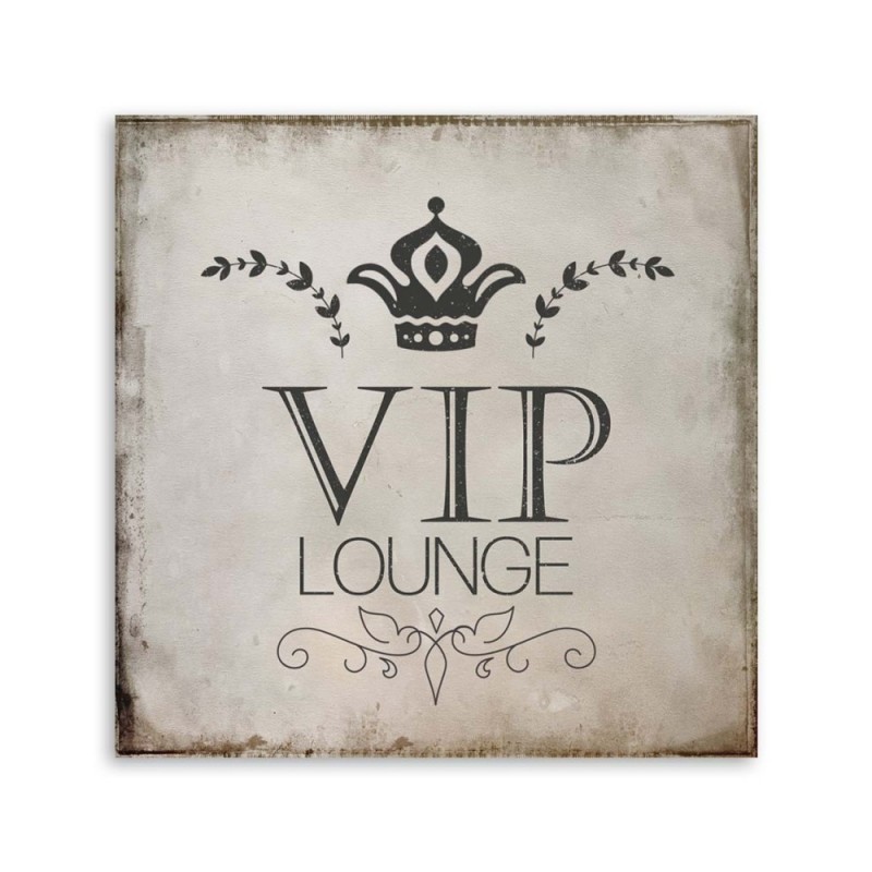 Leinwandbild modern - VIP-Lounge-Beschriftung | Feeby
