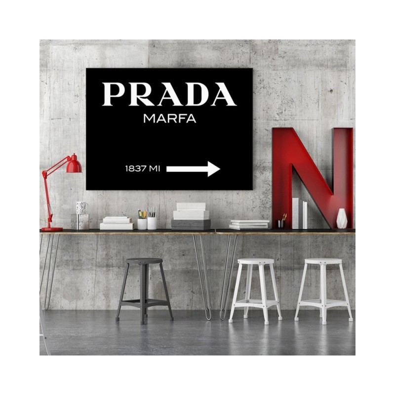 Leinwandbild modern - Mit Beschriftungen Schwarz | Feeby