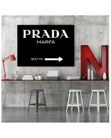 Leinwandbild modern - Mit Beschriftungen Schwarz | Feeby