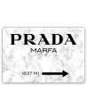 Obraz na płótnie glamour - Prada Marfa Szary | FEEBY