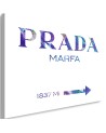 Obraz na płótnie glamour - Prada Marfa Fioletowy | FEEBY