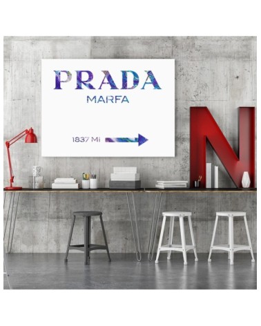 Bild auf Leinwand - Mit Bildunterschriften Lila | Feeby