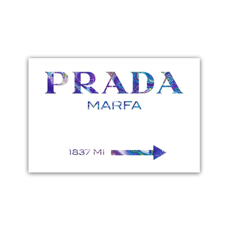 Bild auf Leinwand - Mit Bildunterschriften Lila | Feeby