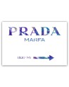 Obraz na płótnie glamour - Prada Marfa Fioletowy | FEEBY