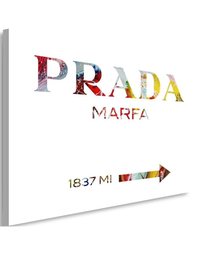 Obraz na płótnie glamour - Prada Marfa Kolorowy | FEEBY