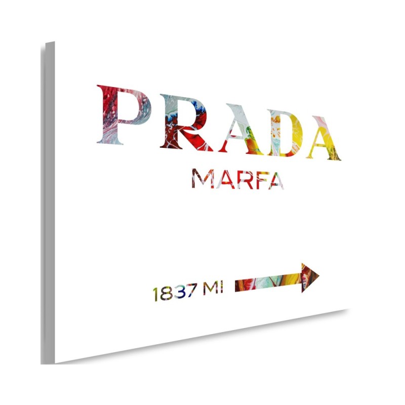 Obraz na płótnie glamour - Prada Marfa Kolorowy | FEEBY
