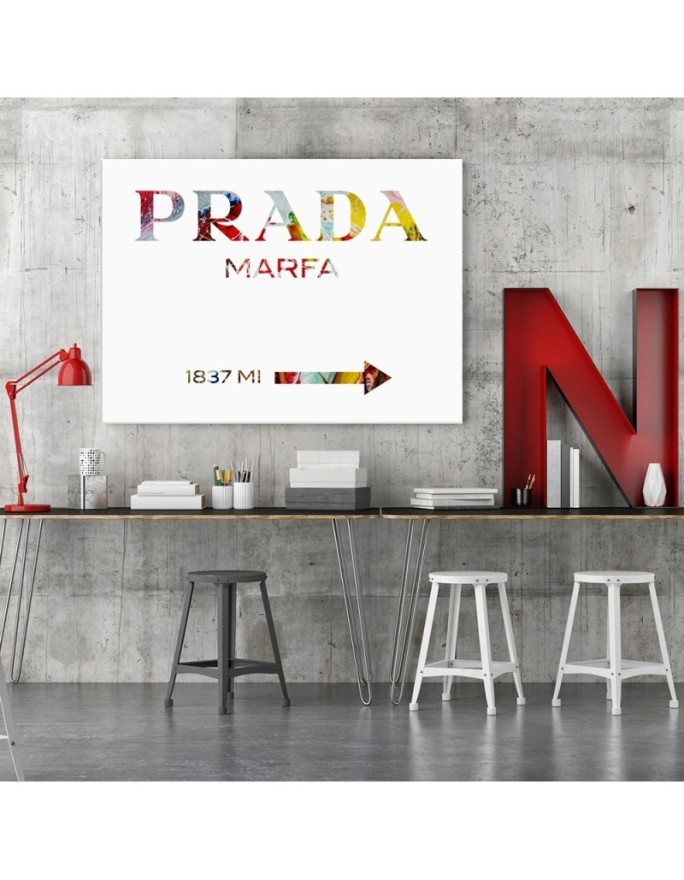 Obraz na płótnie glamour - Prada Marfa Kolorowy | FEEBY
