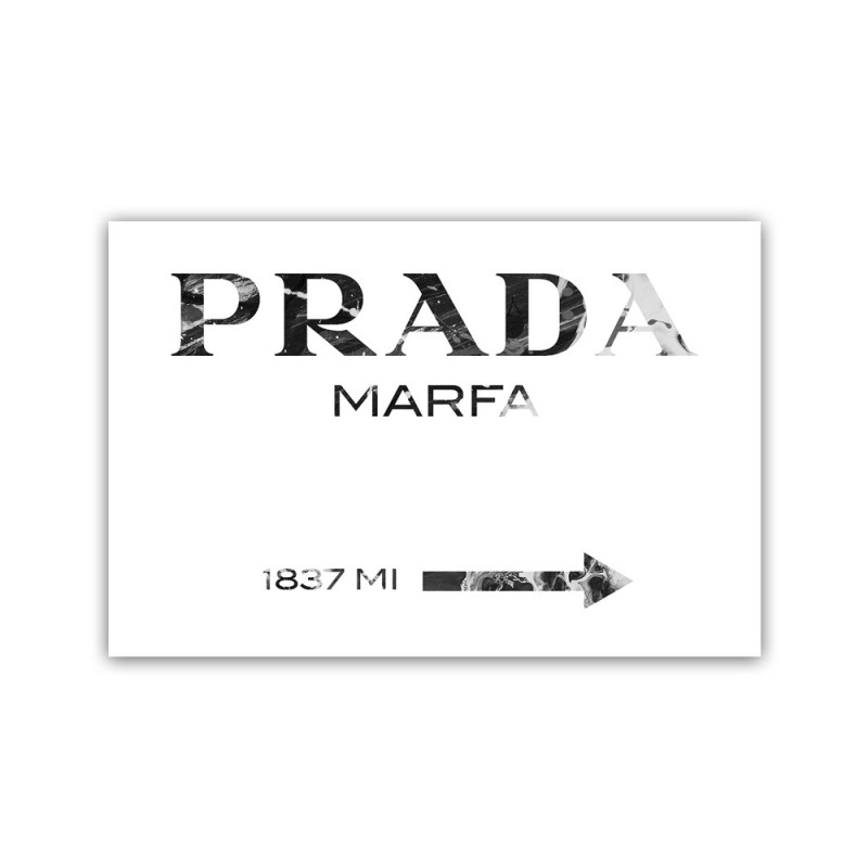 Leinwandbild - Mit Beschriftungen Schwarz und Weiß | Feeby