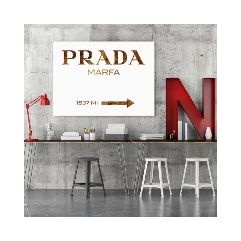 Modernes Wandbild - Mit Inschriften Braun | Feeby