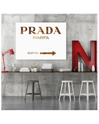 Modernes Wandbild - Mit Inschriften Braun | Feeby