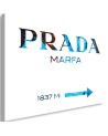 Glamour canvas painting - Prada Marfa Blue | FEEBY