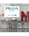 Obraz na płótnie glamour - Prada Marfa Niebieski | FEEBY