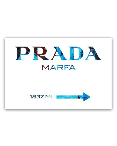 Dekoratives Leinwandbild - Mit Aufschriften Blau | Feeby