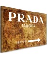 Obraz na płótnie glamour - Prada Marfa Brązowy | FEEBY