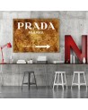 Obraz na płótnie glamour - Prada Marfa Brązowy | FEEBY