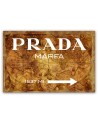 Obraz na płótnie glamour - Prada Marfa Brązowy | FEEBY