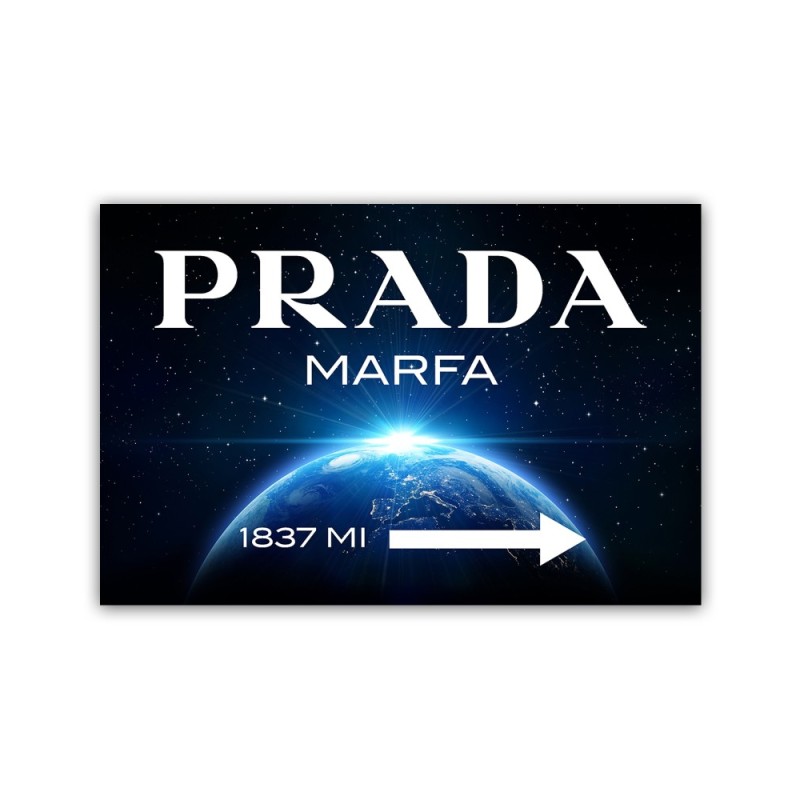 Modernes Wandbild - Untertitel Blau | Feeby