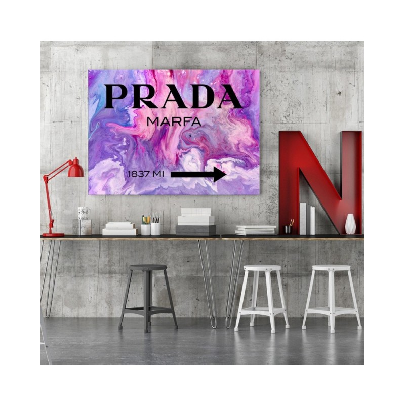 Bild auf Leinwand - Untertitel Lila | Feeby